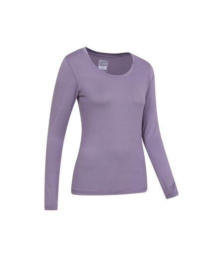Haut Thermique Keep The Heat Femme Vieux Violet Mountain Warehouse