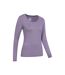 Haut Thermique Keep The Heat Femme Vieux Violet Mountain Warehouse-4