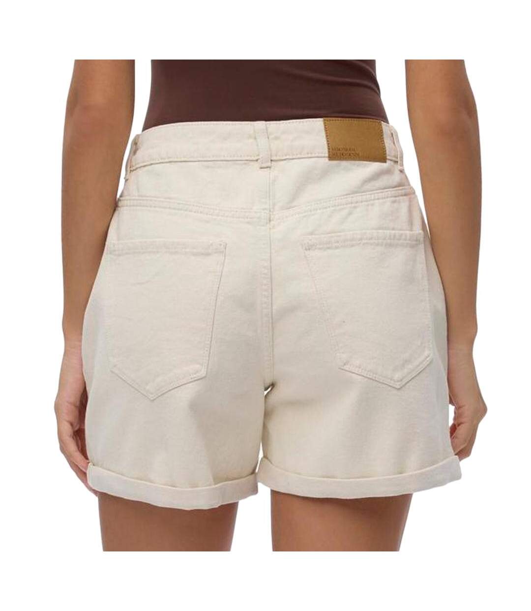 Short Écru Femme Vero Moda Zuri - L-2