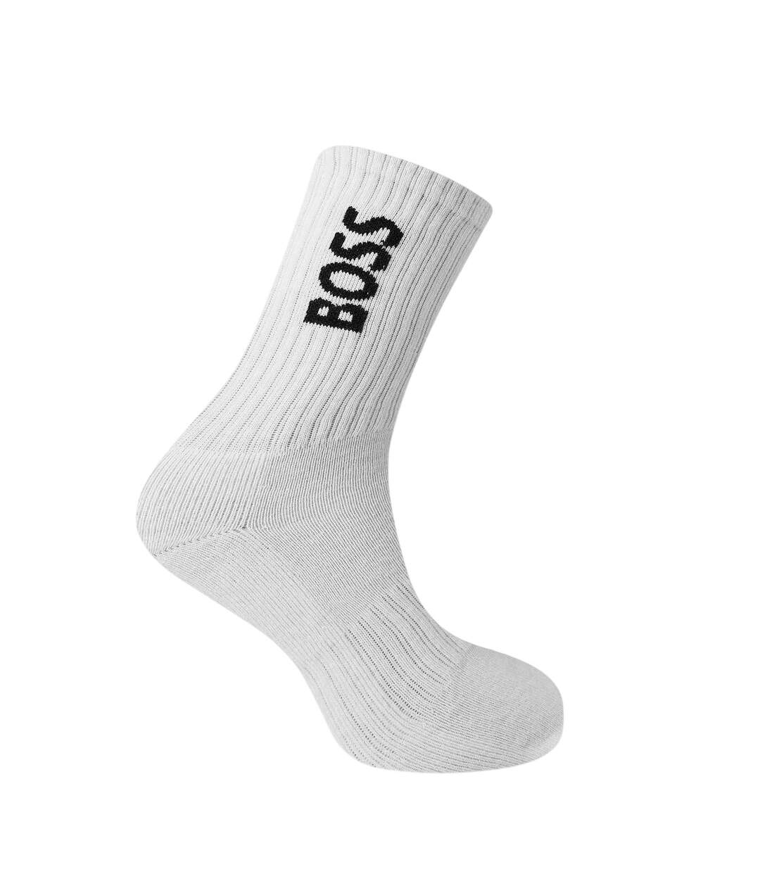 Chaussettes Homme Blanc Boss-3