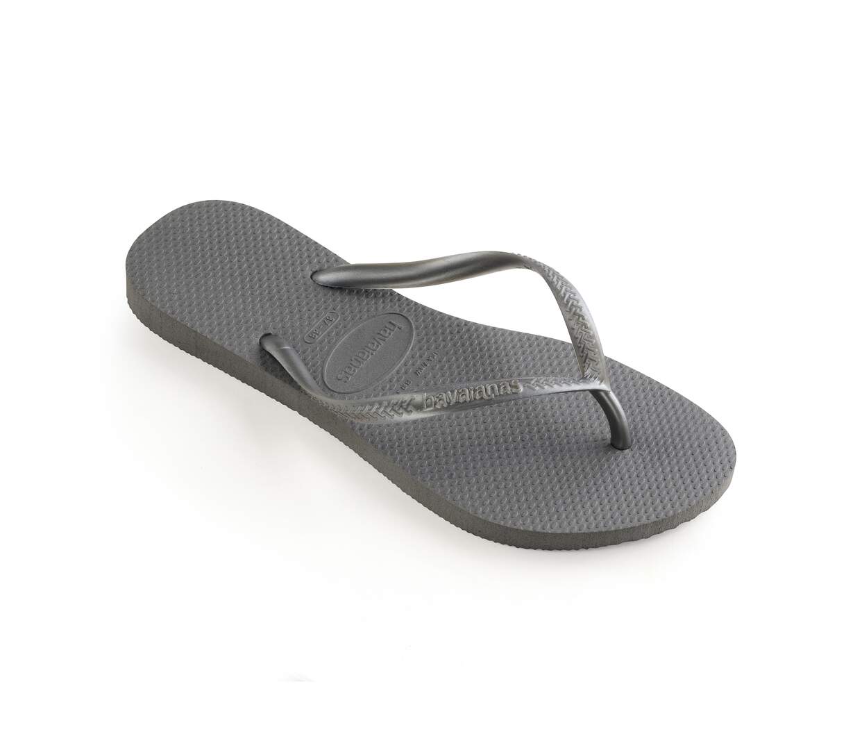 tong havaianas h slim steel grey-3