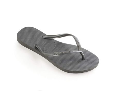 tong havaianas h slim steel grey