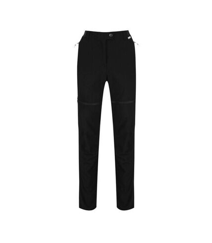 Regatta Womens/Ladies Mountain Zip-Off Pants (Black) - UTRG7875