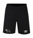 Umbro Mens 23/24 Derby County FC Home Shorts (Black/White)