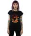Disney - T-shirt MULAN MUSHU DRAGON FIRE - Femme (Noir) - UTBI16232-2