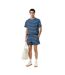 Short De Bain Motif/style À Rayures Homme Bleu Lacoste-1