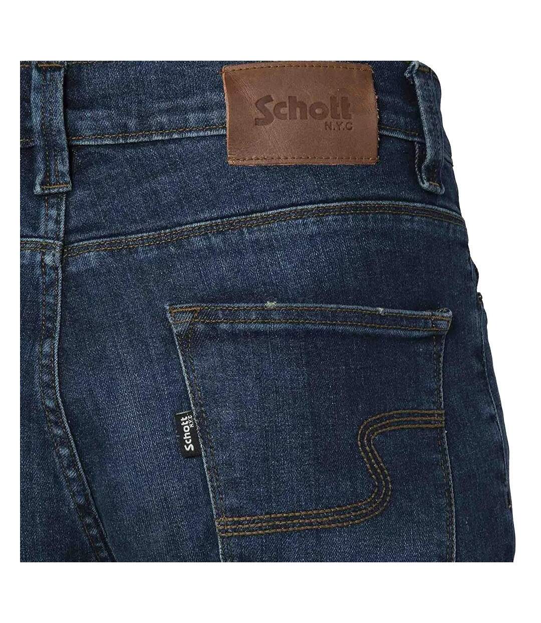 Jean Regular Bleu Foncé Homme Schott Version 34 - 32-3