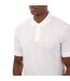 Mens Embroidered Logo Cotton Polo Shirt White Boss-4