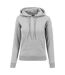 Womens/ladies Plain Hoodie Grey Urban Classics-1