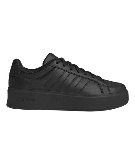 Womens/ladies Streetalk Bold Trainers Triple Black Adidas