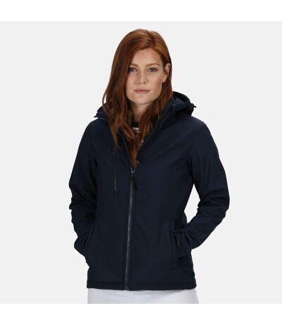 Regatta Womens/Ladies Venturer 3 Layer Membrane Soft Shell Jacket (Navy) - UTRG5518