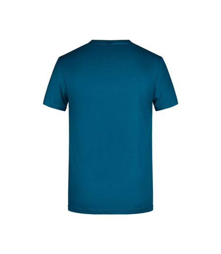 T-shirt Basic Homme Bleu Pétrole James And Nicholson