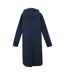 Womens/ladies reinna long length waterproof jacket navy Regatta-2