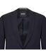 Mens Lapel Single-breasted Blazer Black Boss-3