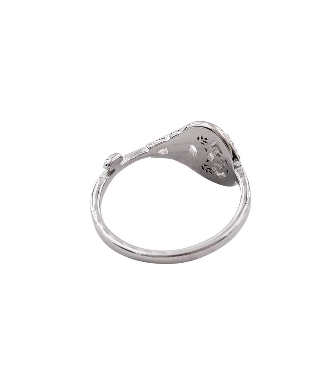 Belle Bague Femme Acier Ornée Zirconium-3