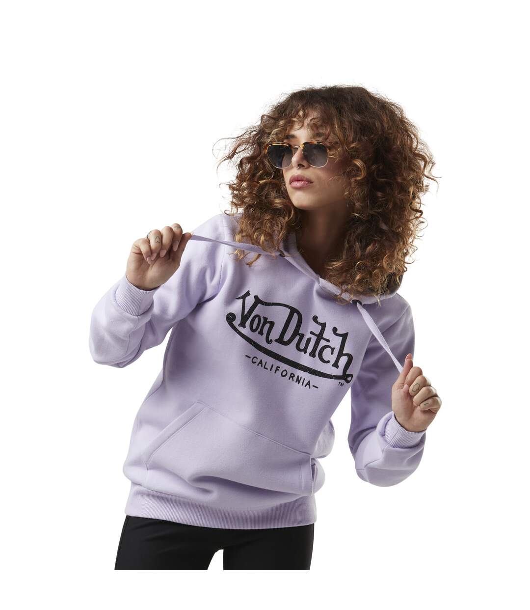 Sweat femme à capuche avec logo Basic Vondutch