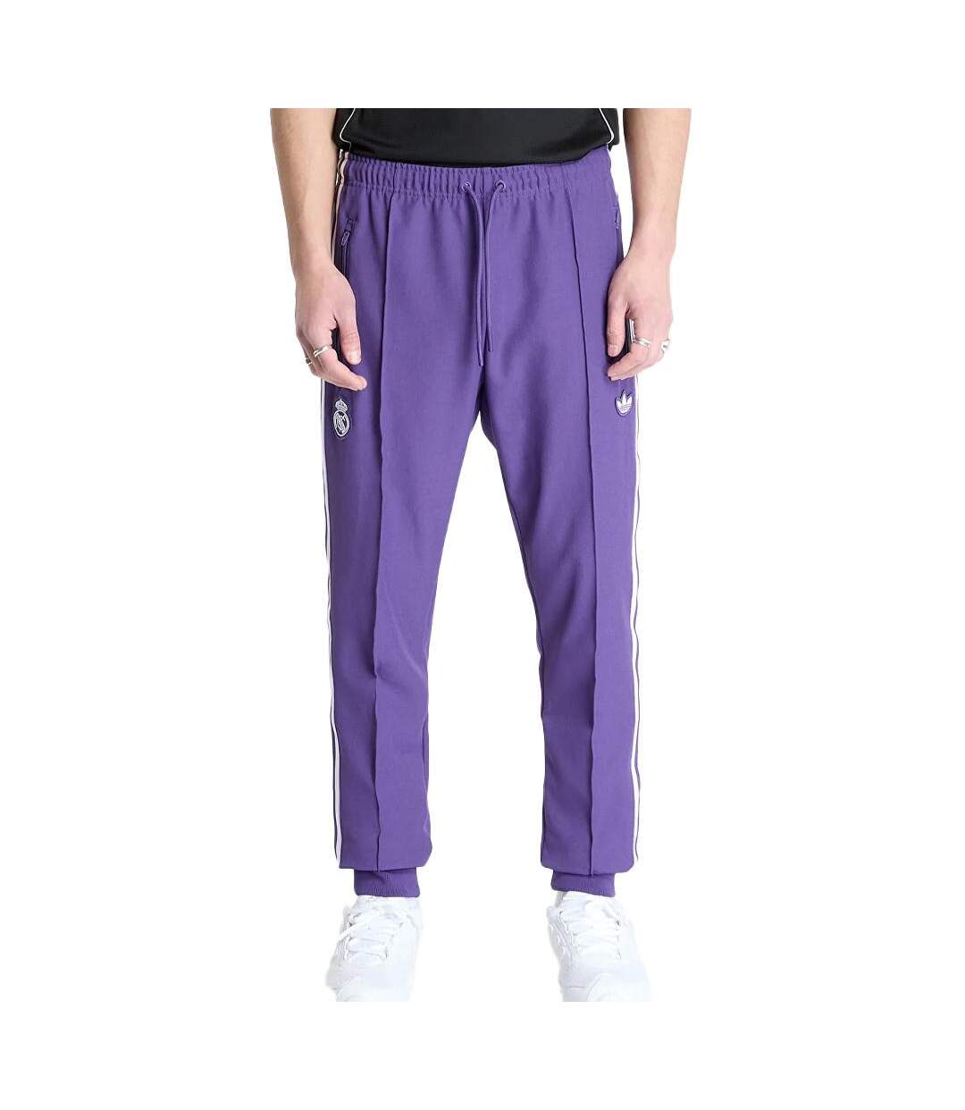 Real madrid jogging violet homme adidas real icon-1