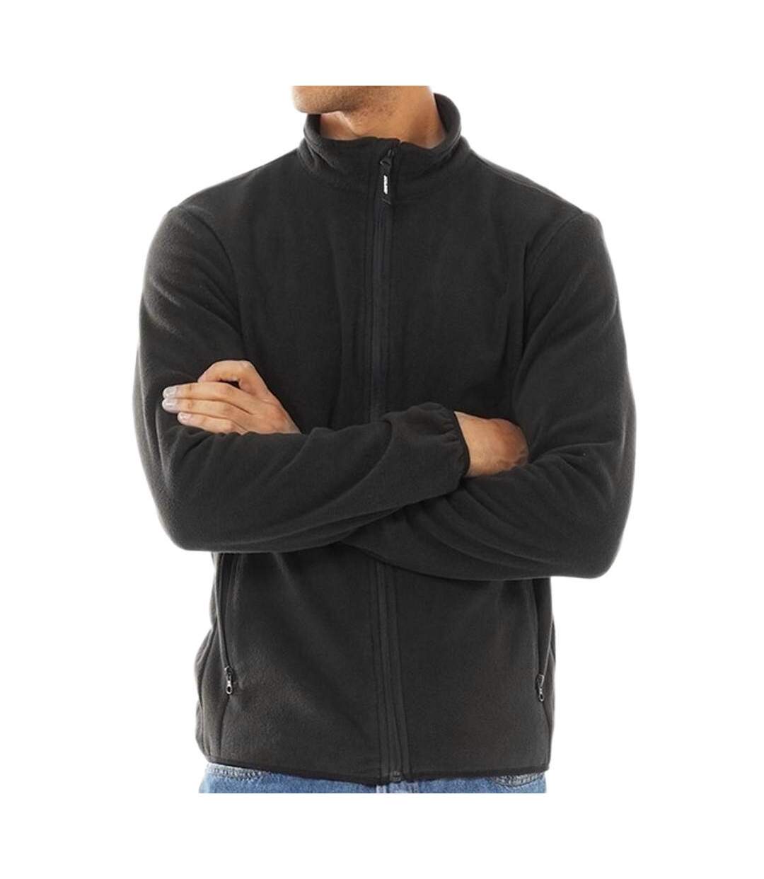 Veste Polaire Noire Homme Jack & Jones Hype Fleece Collar - M-1