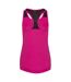 AWDis Just Cool Womens/Ladies Girlie Smooth Workout Vest (Hot Pink)