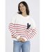 Pull Marif Blanc/Rouge-2