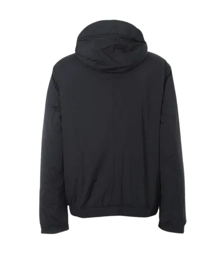 Mens Polyamide Hooded Jacket Black Emporio Armani