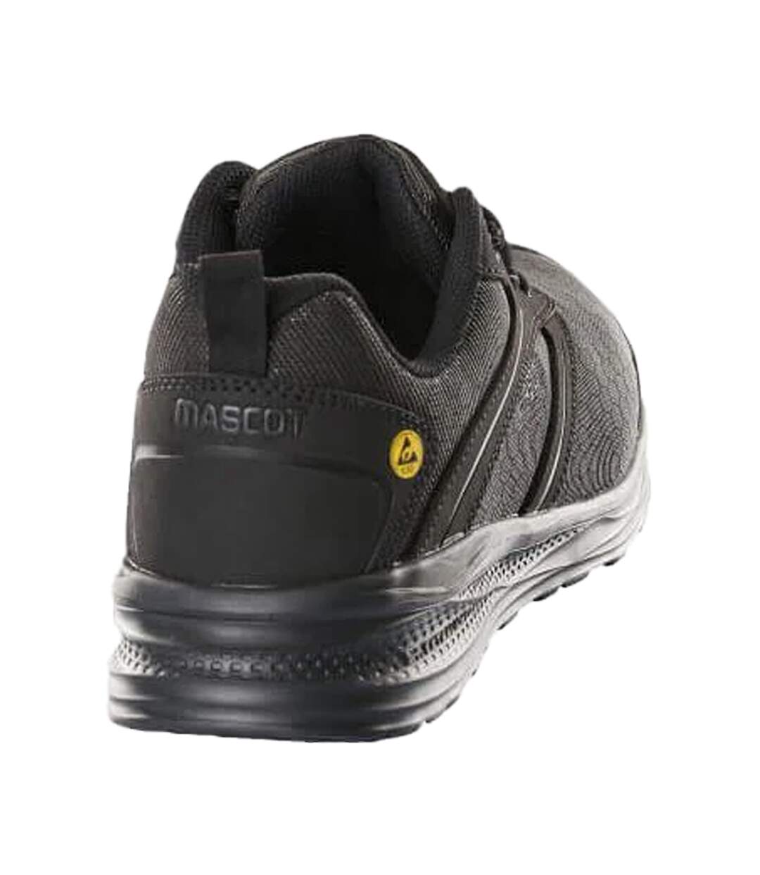 Mens Footwear Carbon Leather Safety Shoes Black Mascot-2