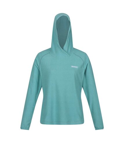 Sweat à capuche montes femme jade bleu / bleu turquoise pâle Regatta