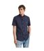 Mens Patterned Regular Shirt Evening Blue Gant-2
