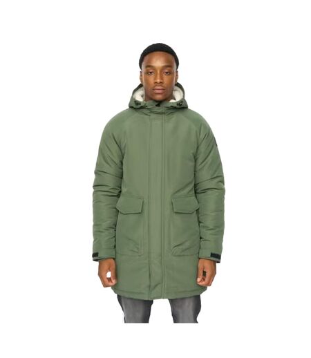 Mens Copfords Parka Dark Olive Duck And Cover
