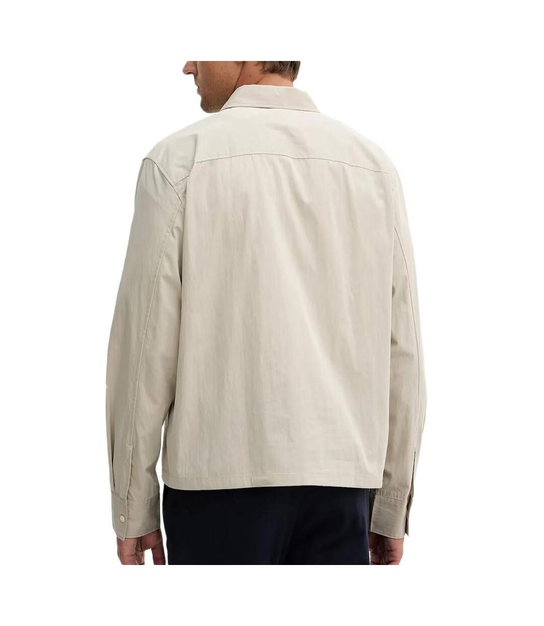 Chemise beige homme calvin klein jeans nylon-2