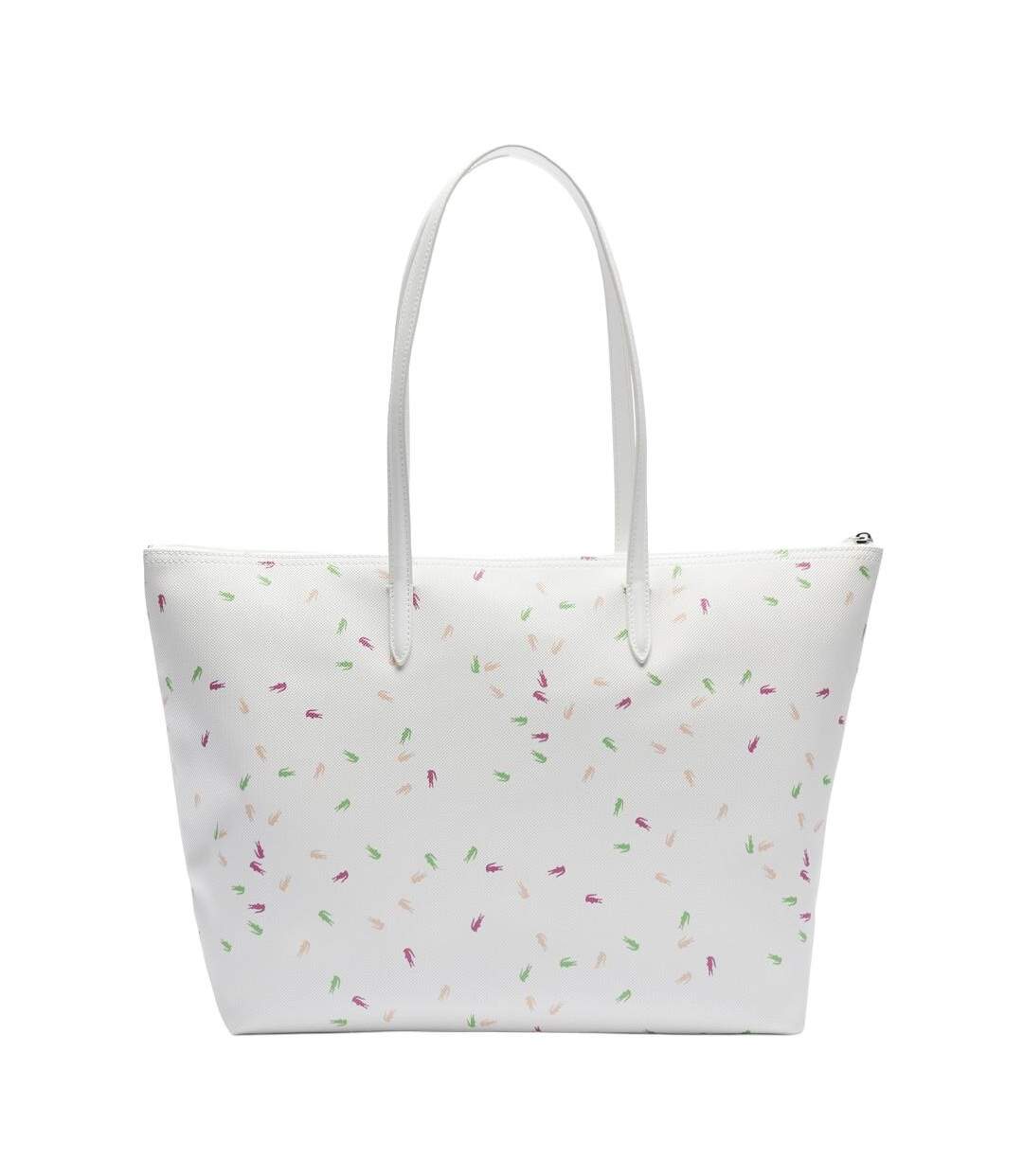 Sac à main blanc femme lacoste confetti-2