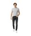 Mens Classic Embroidered Logo Polo Shirt Grey Marl Jack Wills-1