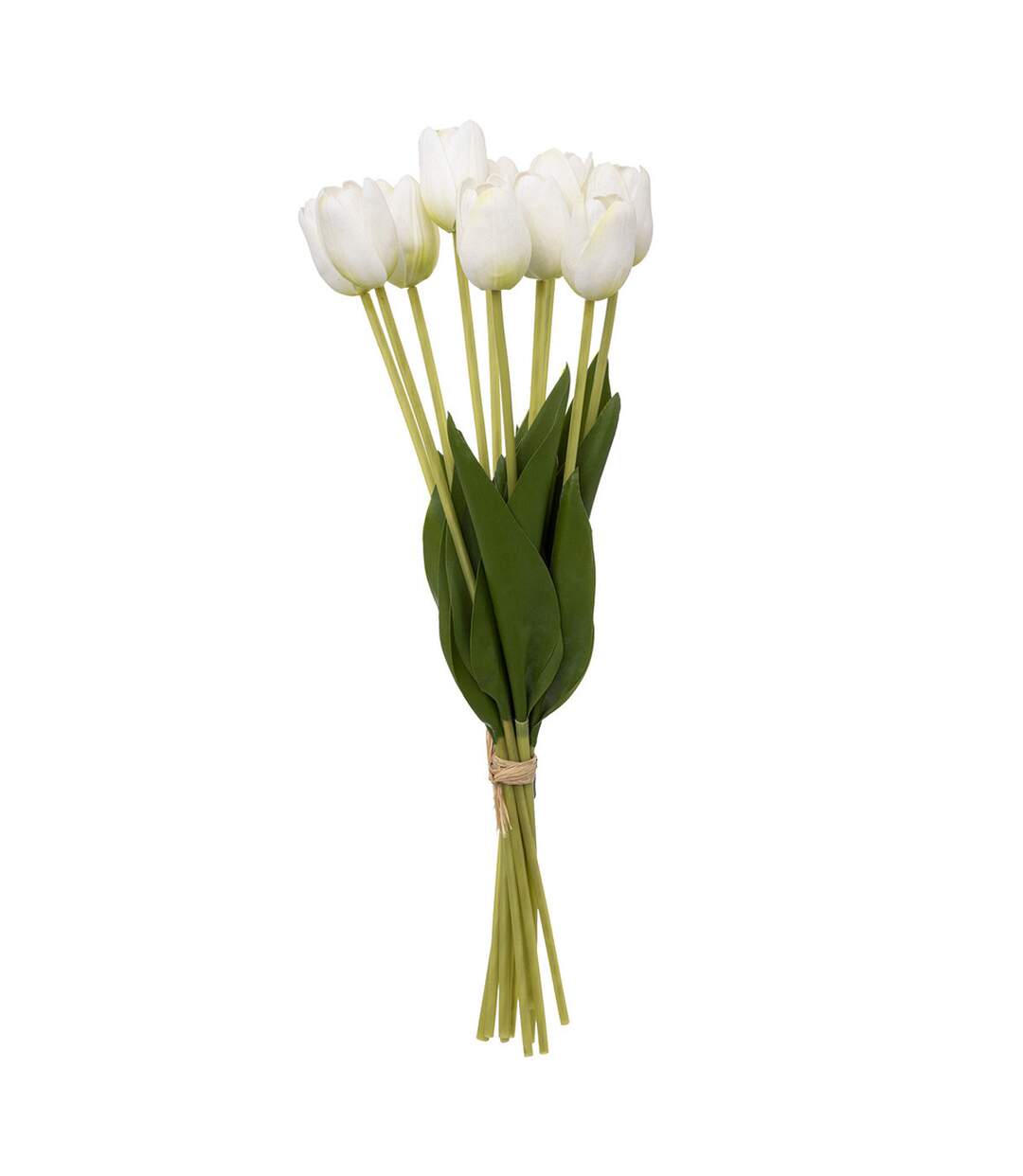 Bouquet de Fleurs Artificielles Tulipes 48cm Blanc-1