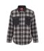 Surchemise Motif/style Motif Écossais Valley Homme Gris Noir Luke-1