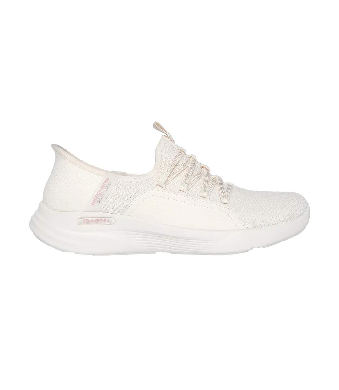 Womens/ladies Sport Ballet Chic Relaxed Fit Trainers Off White Skechers-3