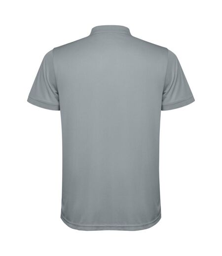 Mens Tormo Short-sleeved Polo Shirt Grey Roly