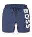 Mens Octopus Bold Logo Swim Shorts Navy Boss-2