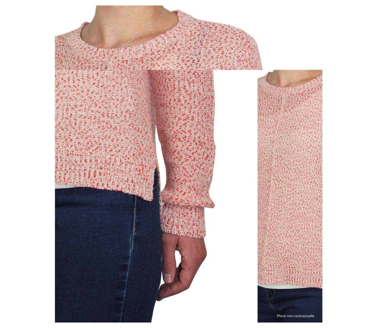 Pull maille fantaisie POLLY1-3