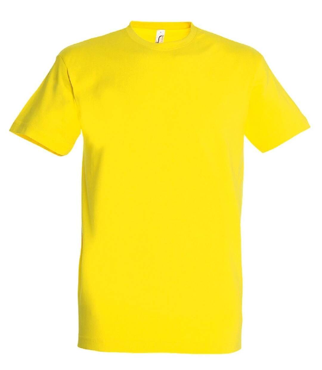 T-shirt manches courtes - Mixte - 11500 - jaune citron-2