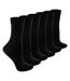 Ladies 6 Pack Bamboo & Merino Wool Blend Socks-1