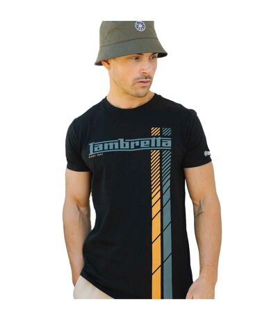 T-shirt Ss25 Homme Noir Lambretta