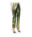 Unisex Adult Lupe Metallic 5 Pockets Trousers Green AmyLynn-4