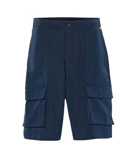 Mens Water Repellent Leather Badge Relaxed Fit Cargo Shorts Navy Timberland
