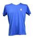 T shirt homme TED LAPIDUS en Coton Confort et Qualité TAYEB Col V Bleu-1