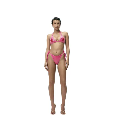 Bas De Maillot De Bain Motif/style Paillette Femme Rose Adidas