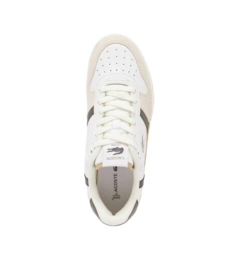 Mens T-clip Set Leather Trainers White Green Lacoste
