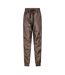 Mens Louvre Fleece Joggers Black Brown Criminal Damage-1