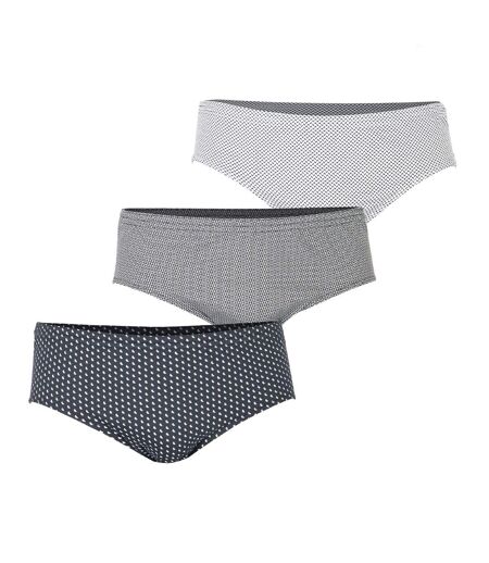 Lot de 3 slips taille haute fermé homme Trio Fantaisie Eminence