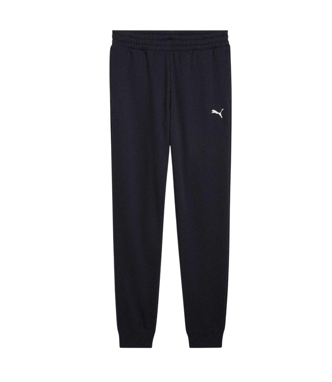 Mens Logo Cuffed Joggers Navy Puma-2