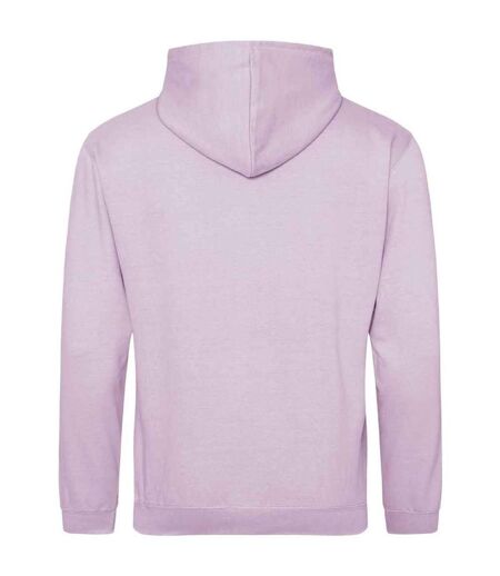 Unisex adult college hoodie lilac Awdis